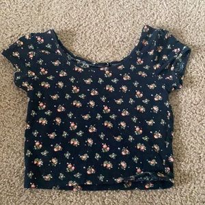 floral crop top